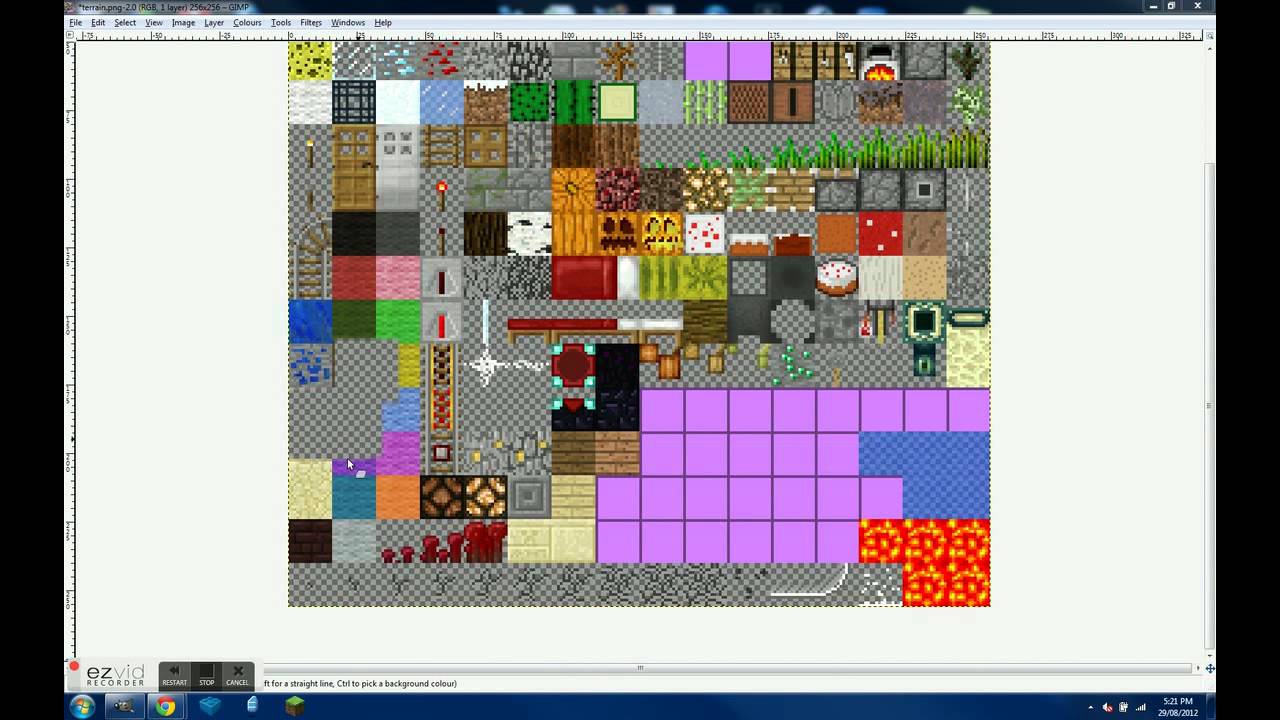 Minecraft X-Ray Cheat and How to make a texture Pack Part 1 (HD) - YouTube