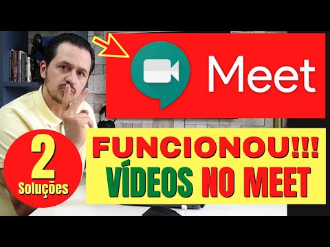 [Dica esperada] Como usar (exibir) vídeos no Meet durante uma aula, reunião, etc. SEM INSTALAR NADA!