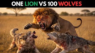 The Lion Who Fought 100 Wolves to Reunite with His Lost Family… And What Happened Next?