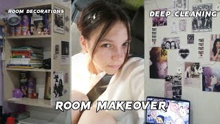 Room Makeover//deep cleaning, decorating [ENG/RUS]