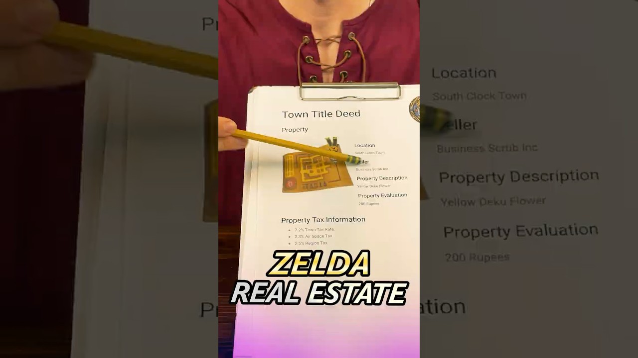 ZELDA REAL ESTATE options 🛖 #shorts
