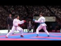 (1/2) Bronze Female Team Kumite Japan vs Mexico. WKF World Karate Championships 2012