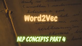 4. Word2vec | NLP Concepts