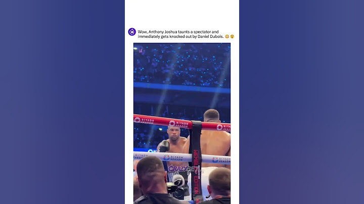 WOW This Anthony Joshua’s Taunt Leads to Devastating Boxing Knockout by Daniel Dubois!