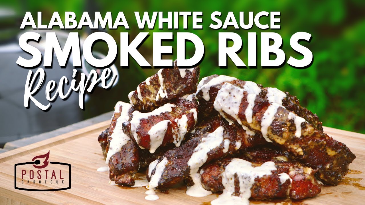 Smoked Ribs with Alabama White Sauce – How to Smoke Ribs Fast