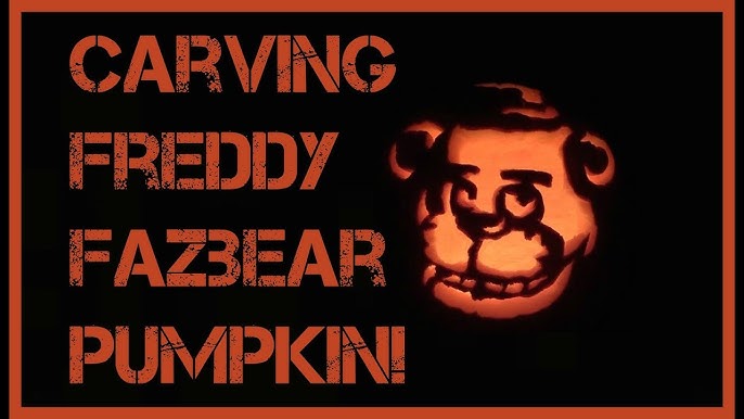 CARVING FREDDY FAZBEAR PUMPKIN! - YouTube carving-freddy-fazbear-pumpkin-youtube