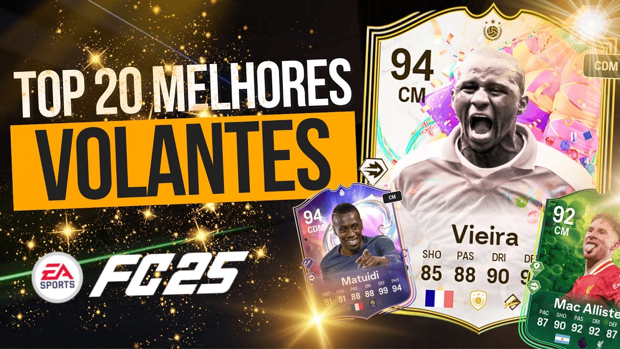 🔝 TOP 20 MELHORES VOLANTES DO EA FC 25 ULTIMATE TEAM | MELHORES MEIO ...