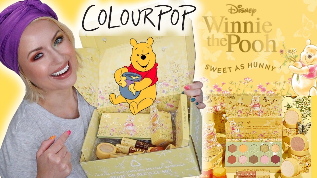 ColourPop x Winnie the Pooh Collection Review | FULL DEMO + 2 LOOKS | Steff's Beauty Stash
