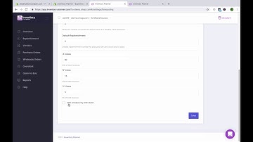 Inventory Planner Account Settings - Account Set-Up | Demand Planning for eCommerce Merchants