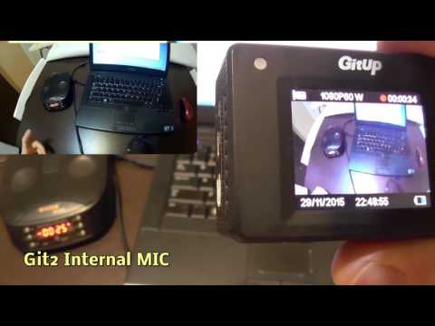 GitUp Git2 Internal and External Microphone Test