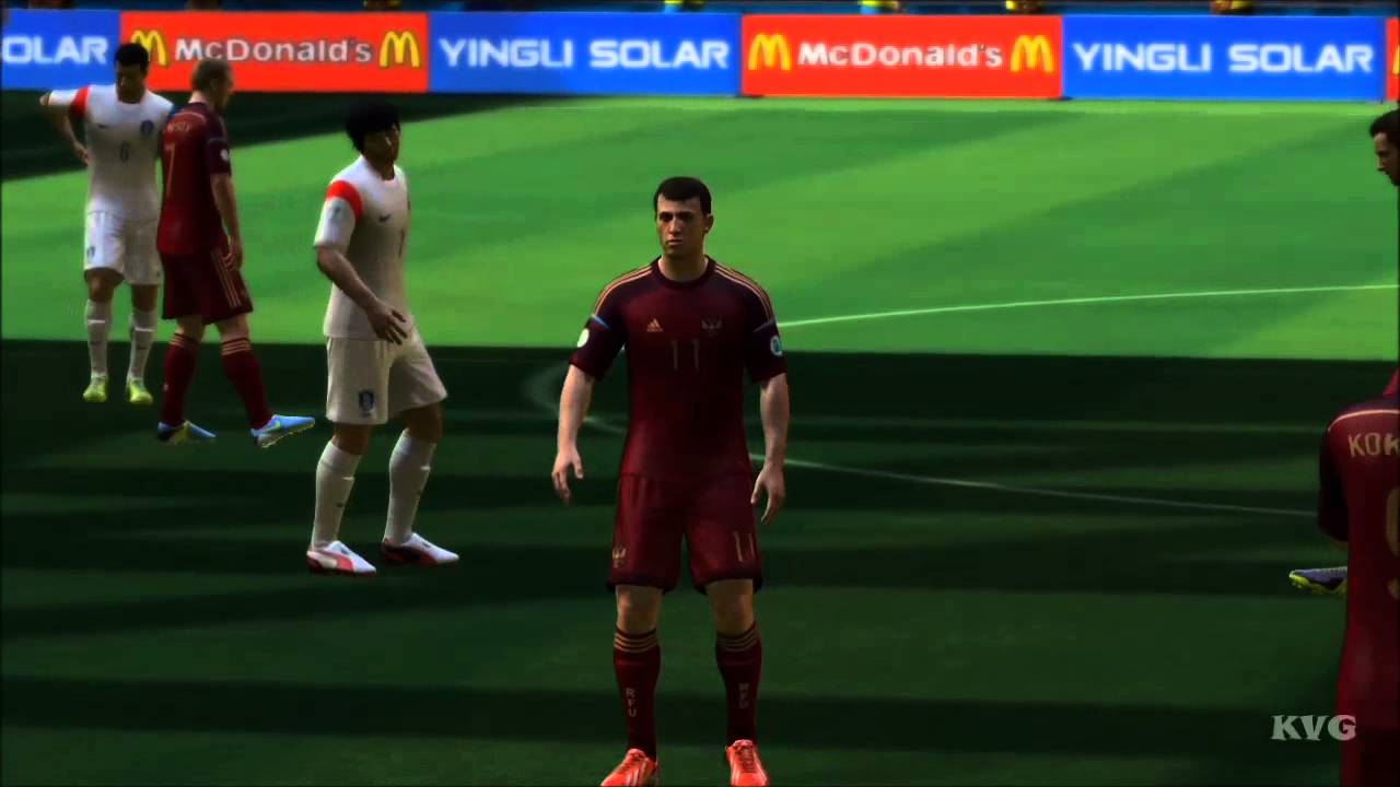 2014 FIFA World Cup Brazil - Russia vs South Korea Gameplay [HD]