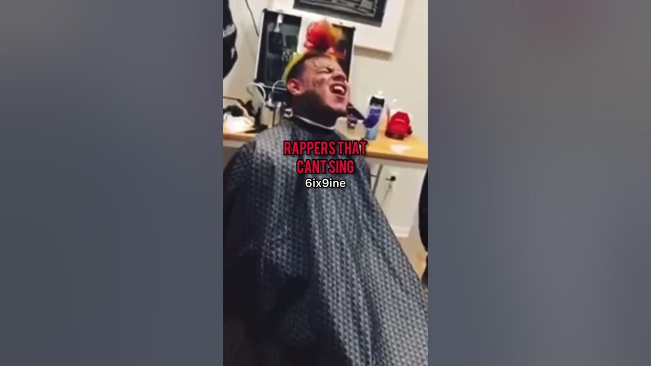 Rappers that can sing vs rappers that cant sing pt.1 🎤🎶 #rap #6ix9ine #shorts