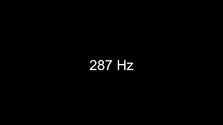 How 287 Hz Sounds to the Human Ear