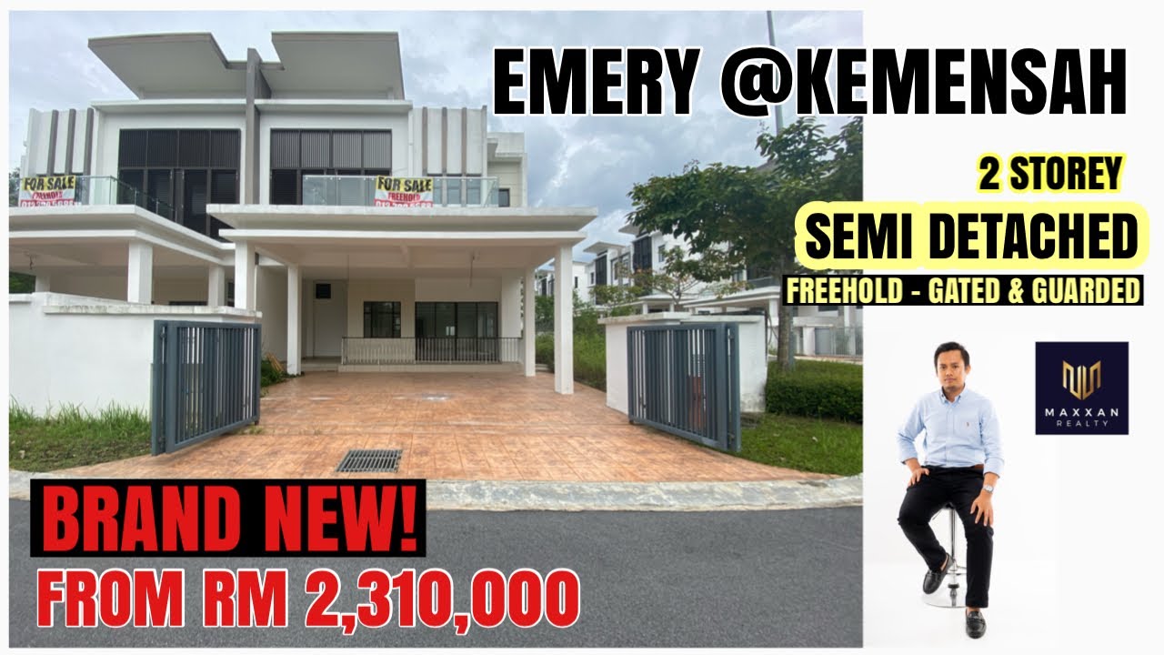 SEMI DETACHED EMERY @ KEMENSAH AMPANG JAYA Sebelah Taman Melawati. RUMAH BARU TAPI HARGA LAMA? WOW!
