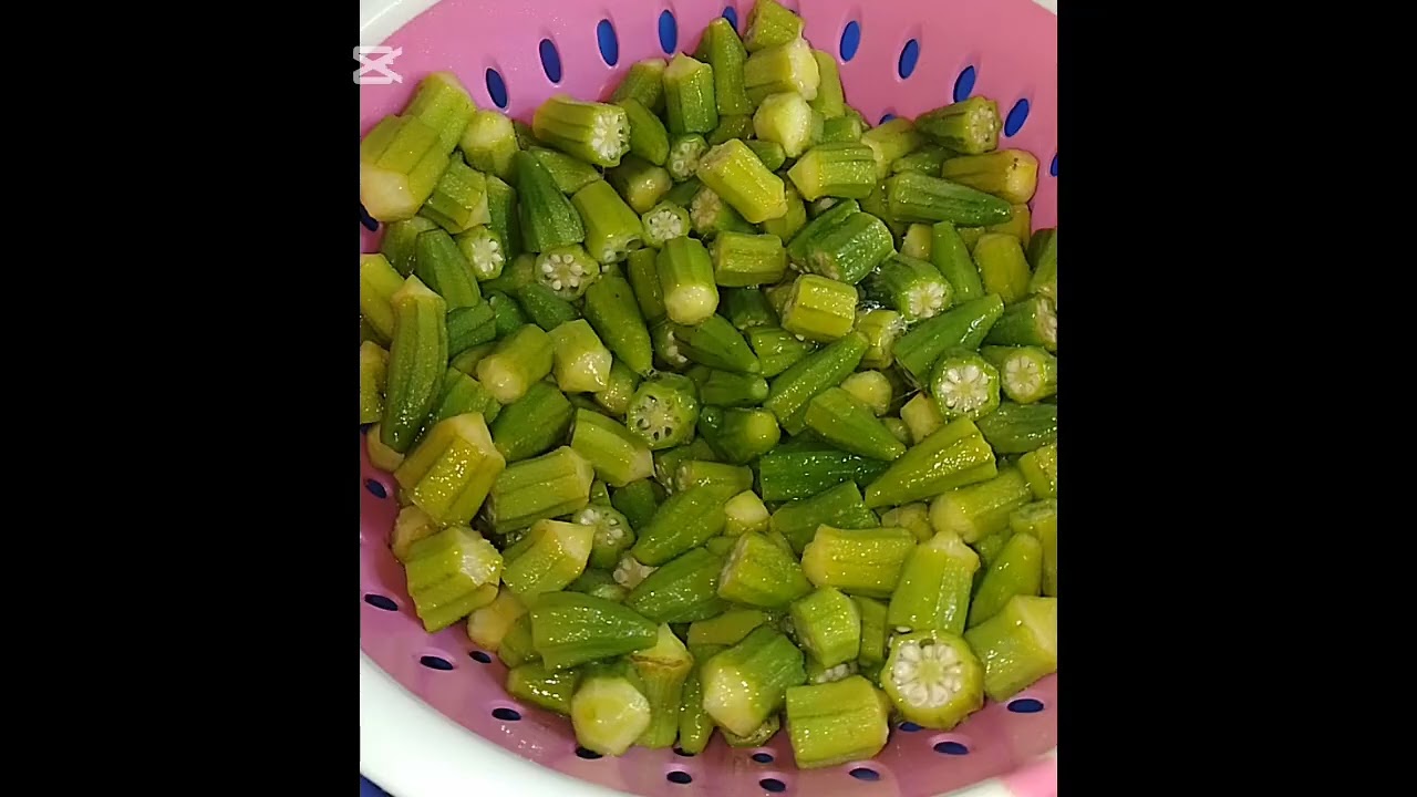 طريقتي لتفريز الباميه 🥣🥣🥣