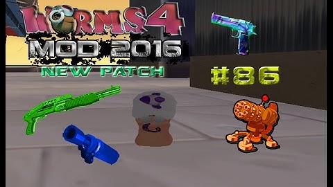 Worms 4 Mod 2016 New Patch #86 Black Ops 3 Mode 3 (City Match and Hider of Turret)
