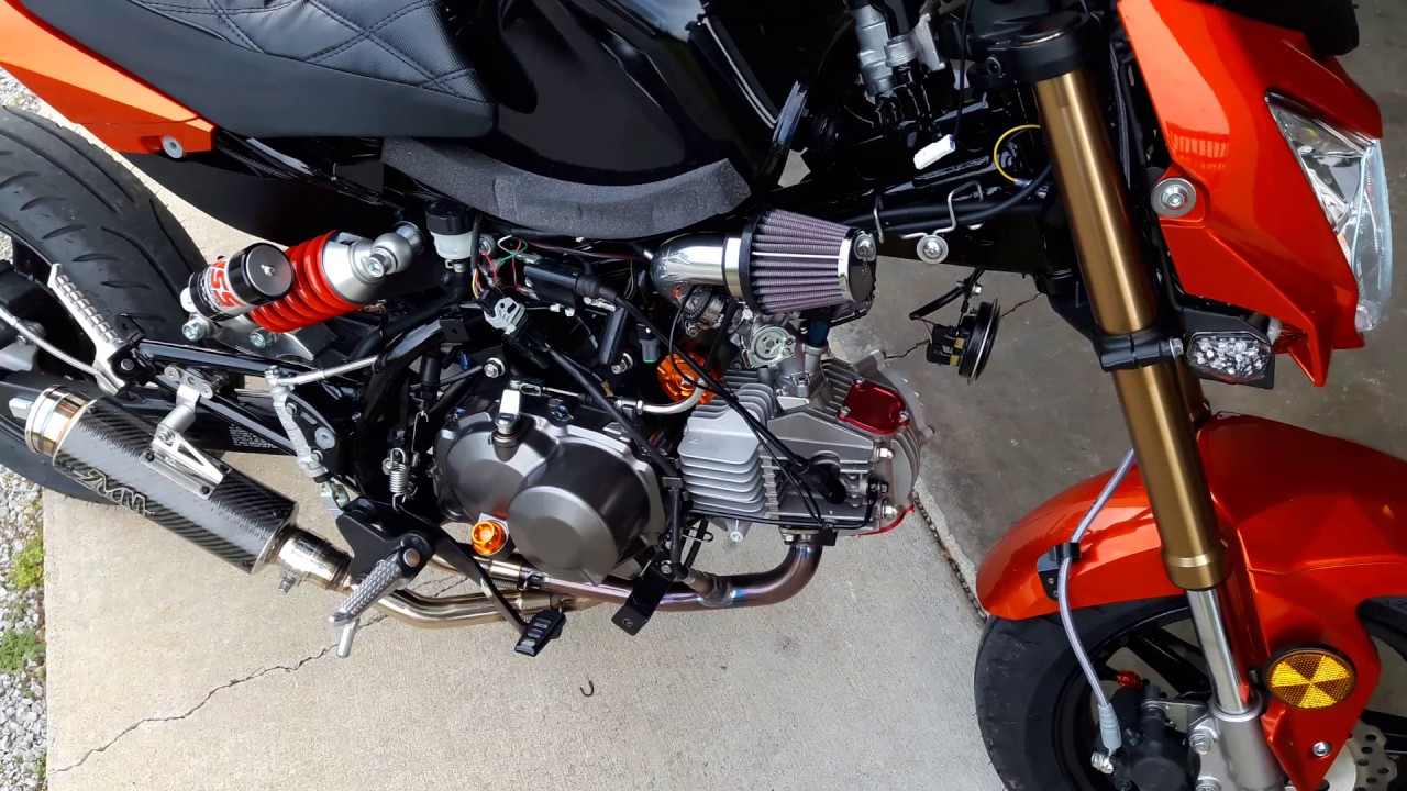 Kawasaki z125 4v kitaco kit YouTube