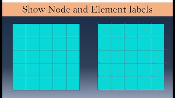 How to get Node and Element labels / numbers with ABAQUS CAE