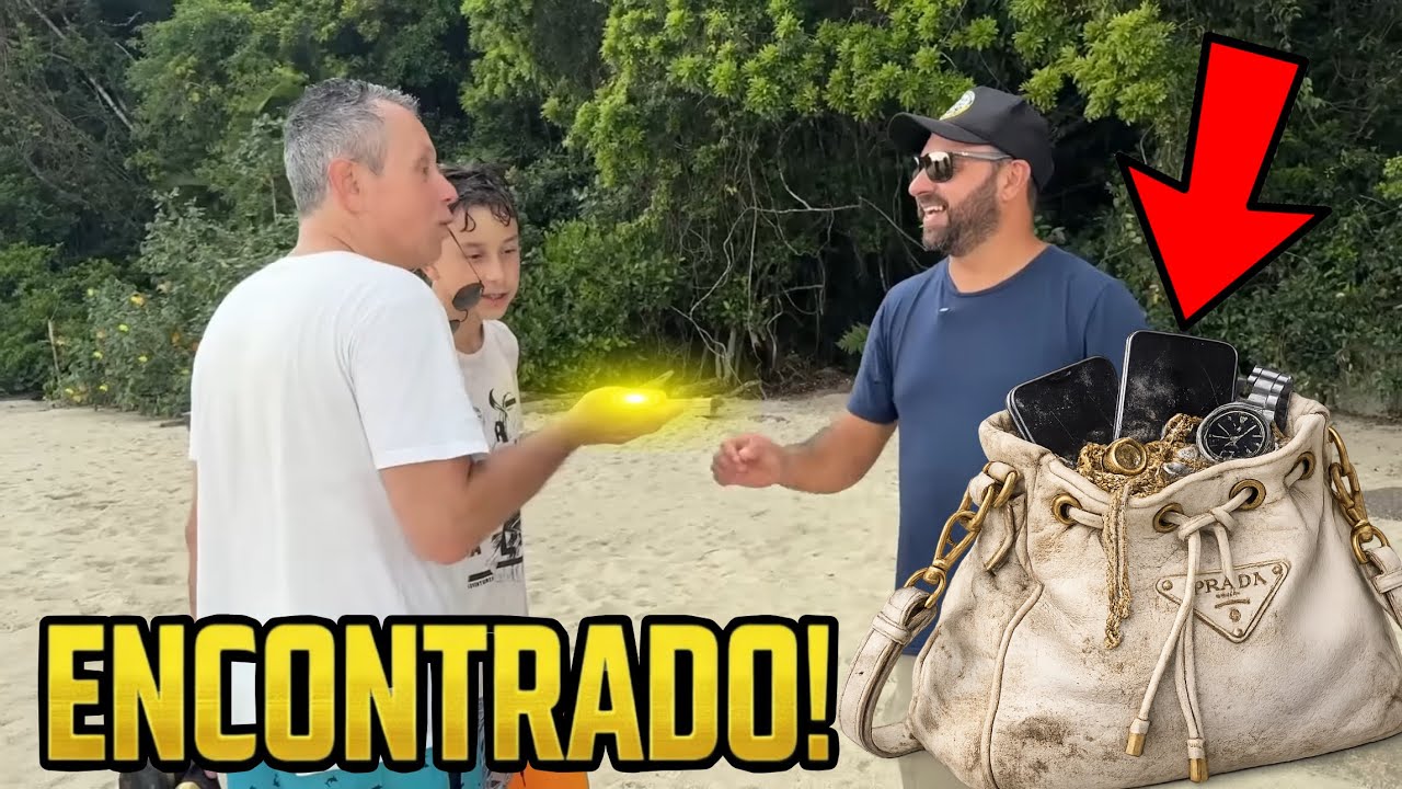 Tudo isso foi escondido no arrastão na praia 