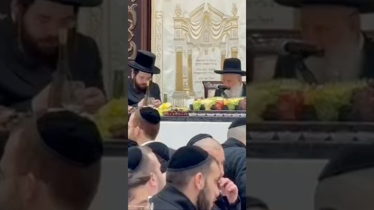 נכד האדמו״ר מבעלזא באיש ט״ו בשבט אצל הגאון הרב ראובן אלבז