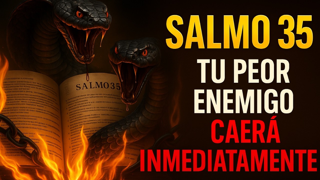 SALMO 35 ¡ROMPE TRABAJOS de BRUJERÍA y ENVIDIAS CONTRA TI y EXPONE ENEMIGOS!