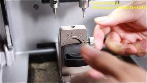 How to Use Alpha Key Cutting Machine to Cut FO21 Ford Tibbe Keys by S4 Key jaw
