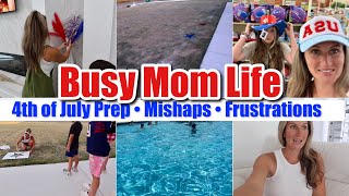 Trial & Errors 😅 BUSY MOM LIFE VLOG || 4th of July Prep, Hobby Lobby Haul, Decorate, Chores + More