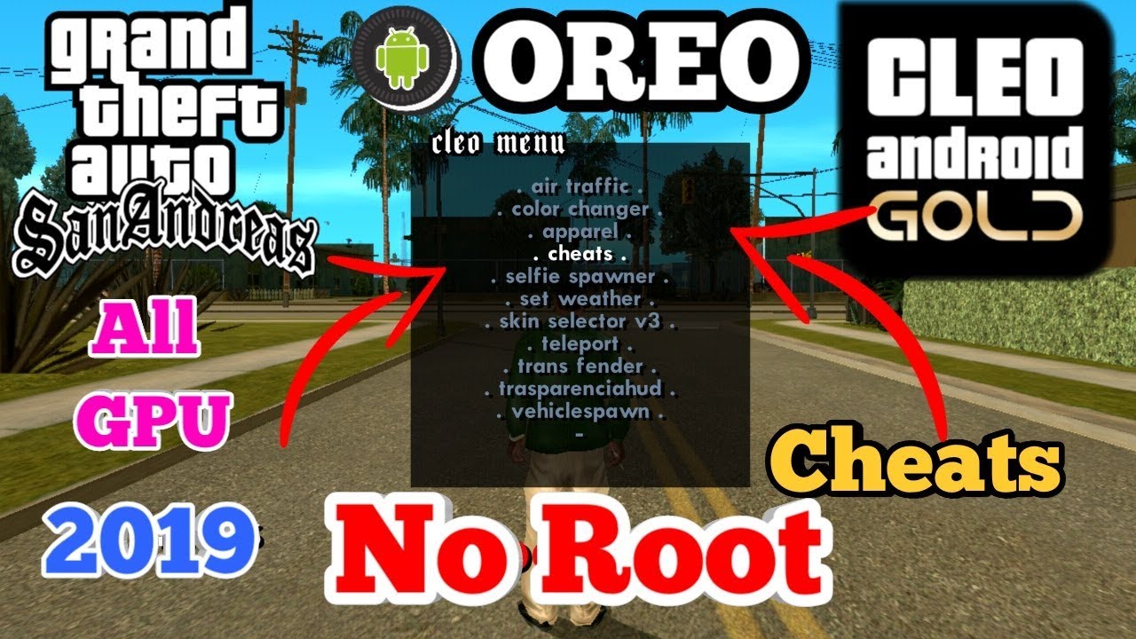19 Install Cleo Scripts Cheats Without Root Gta San Andreas Android Apk Data All Gpu Youtube