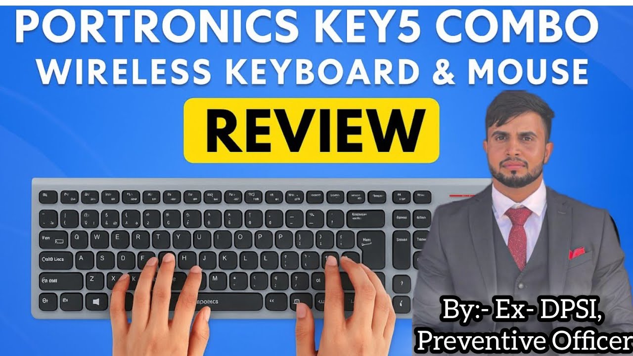 Best Wireless Keyboard for Students |Portronics Key5 Wireless Combo Keyboard & Mouse