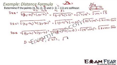 Maths Coordinate Geometry part 3 Example  Distance Formula CBSE class 10 Mathematics X 360p