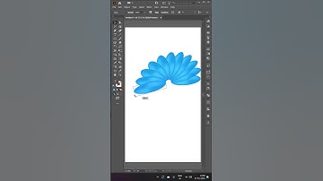 Create Beautiful Flower Effect Using Transform Tool in Adobe Illustrator #shortvideo #shorts #flower