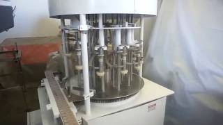 Biner Ellison 12 Spout Rotary Pressure Gravity Liquid Filling Machine | Wohl Associates