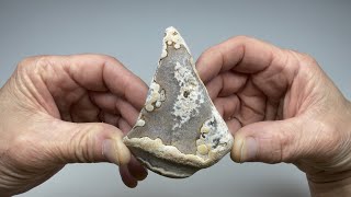 Face Polishing My “Pizza Agate” from  South Texas