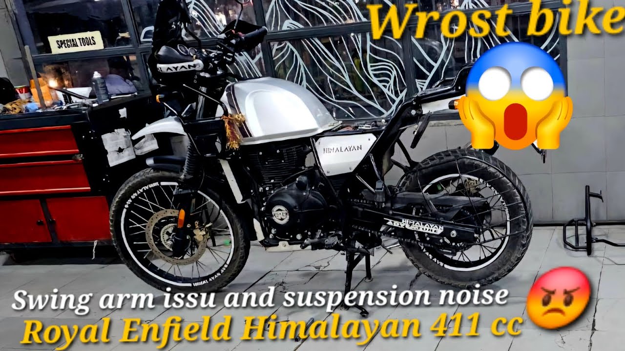 Major problem on Himalayan 411cc swing arm noise and back suspension 