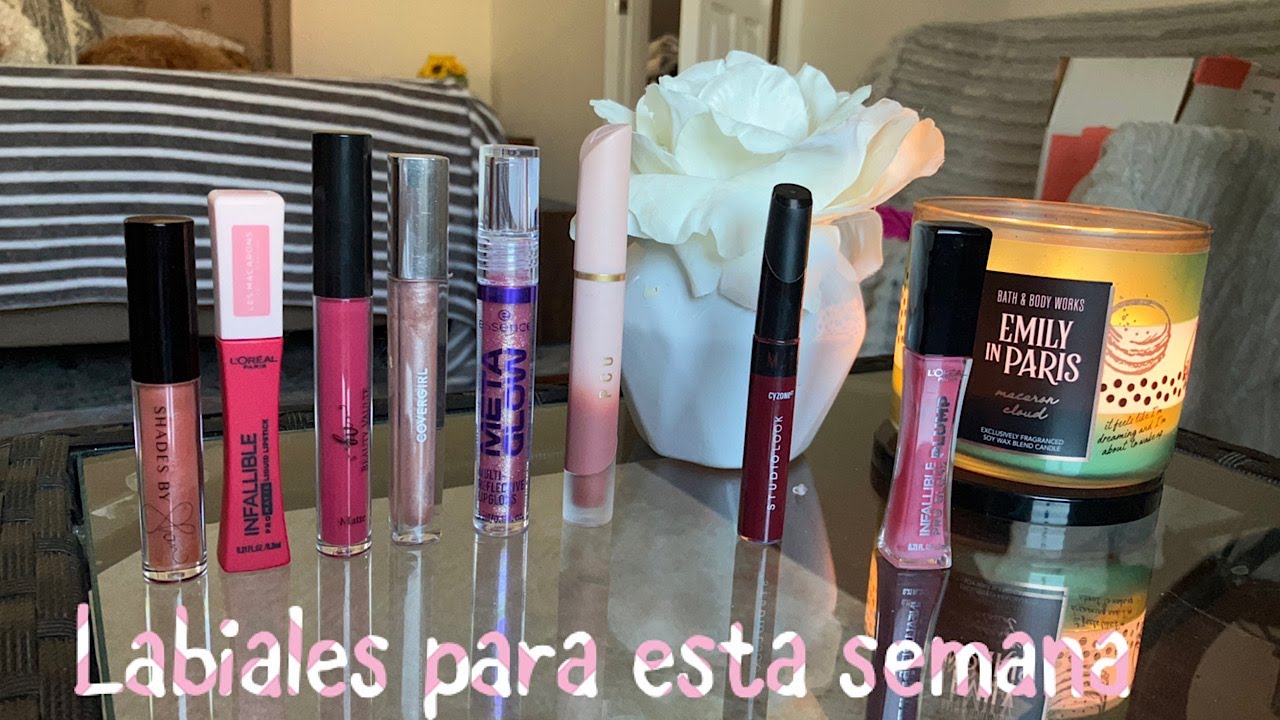LABIALES USADOS ESTA SEMANA