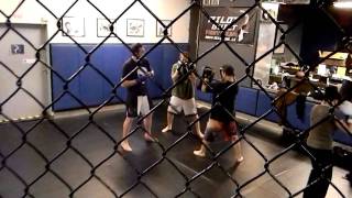 Pilot Built Muay Thai class.MOV