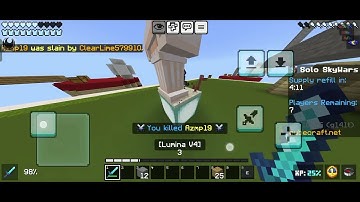 Gameplay lumina client v4 || no kick cubecraft || minecraft  best hack client for bedrock edititon