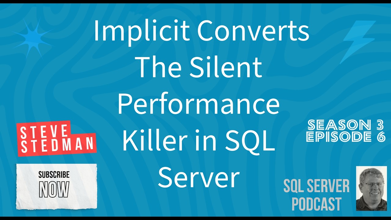 Implicit Converts The Silent Performance Killer in SQL Server Stedman ...