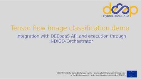 TensorFlow Image Classification demo