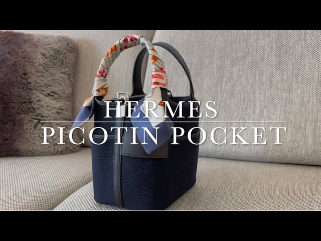即納 HERMES エルメス PICOTIN POCKET ピコタンポケット pm HERMES 【ピコタンポケット】Picotin Pocket18 レビュー 使用感