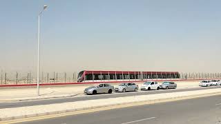 مترو الرياض | مرور تجريبي روعه لقطار بدون سائق