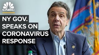 New York Gov. Andrew Cuomo holds a briefing on the coronavirus outbreak - 5\/20\/2020