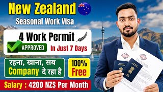 New Zealand 🇳🇿 Seasonal Work Visa 2026 | Direct Jobs | Full Process