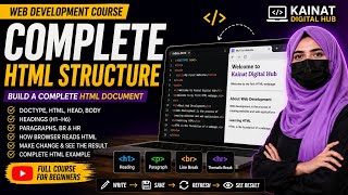 HTML Complete Structure Explained | How Browser Reads HTML & See Your Changes  screenshot 5