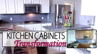 DIY Kitchen Makeover - Paint Kitchen Cabinets