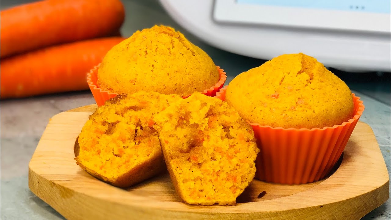 MAGDALENAS de ZANAHORIA THERMOMIX