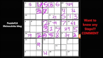 killer sudoku | Solve sudoku step by step