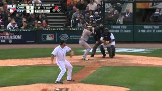 2012/10/07 A's score two in the eighth