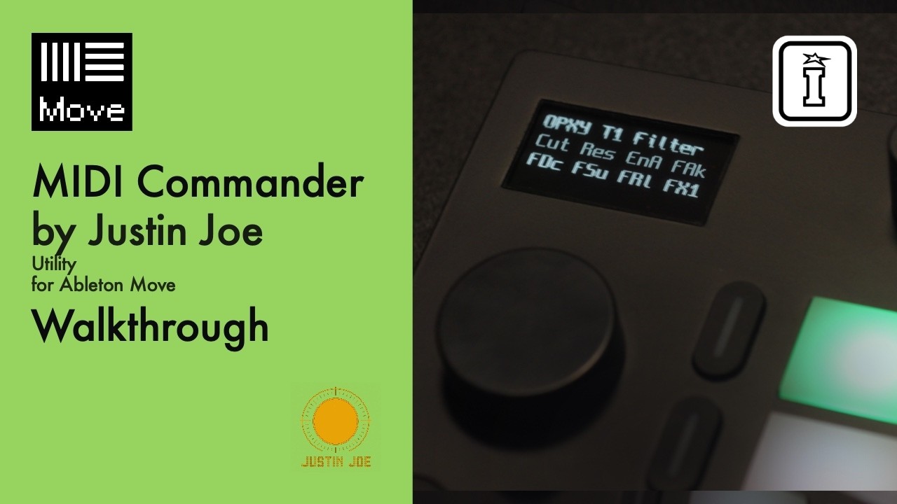 Ableton Move MIDI Controller — MIDI Commander Full Walkthrough