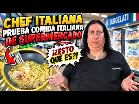 Chef Italiana Prueba COMIDA ITALIANA de WALMART… Una Ni La Quiso Probar 😳🇮🇹